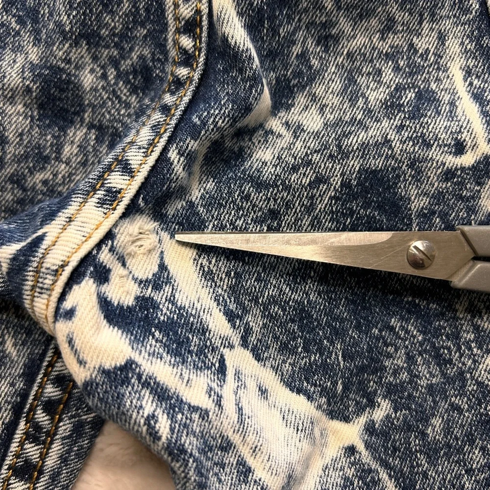 Mens Levis 512 Acid Wash‎ Jeans 39x31 Mid Rise Slim Taper Leg Denim Retro 80s